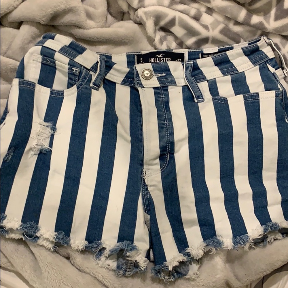 hollister jean shorts